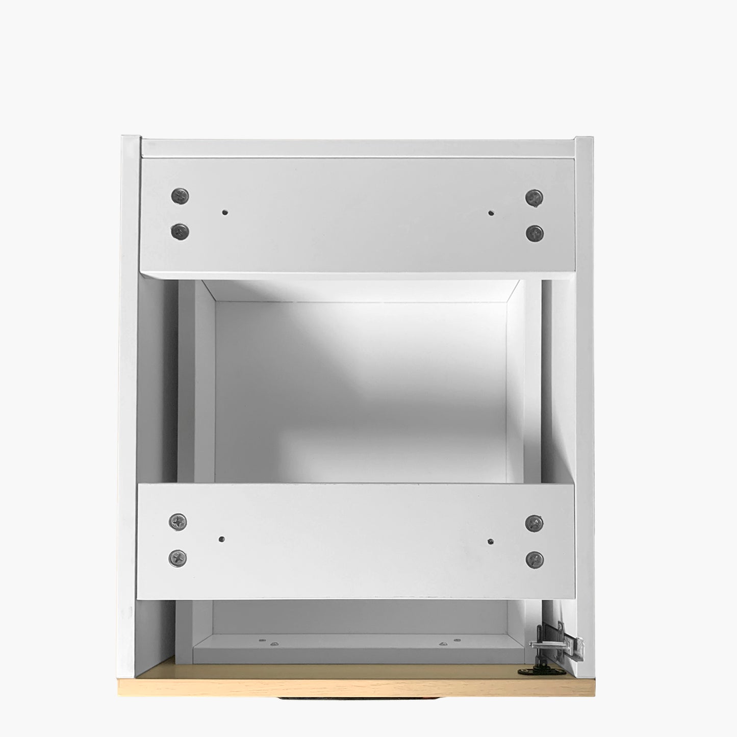 Cajonera Melamina Pedestal Natura/Blanco - Vontak - Cajoneras Oficinas