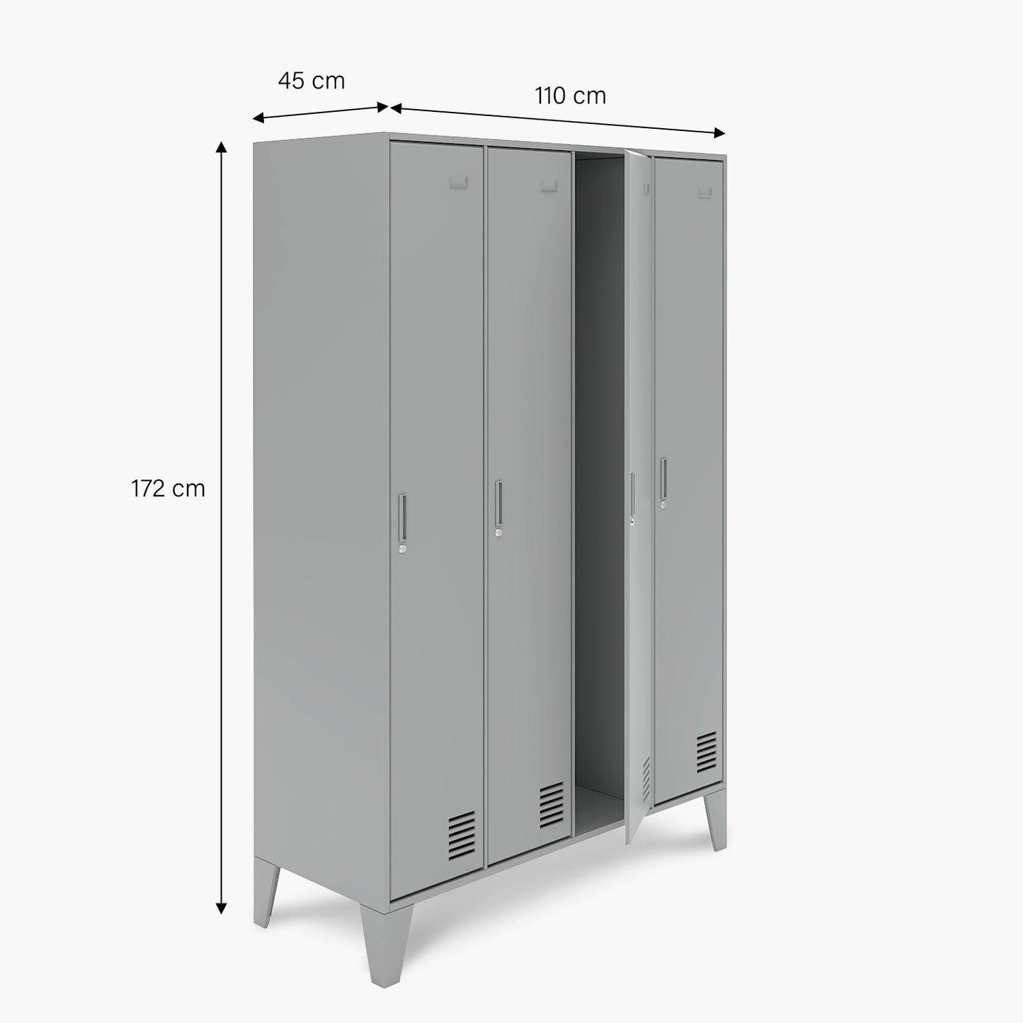 Locker metálico L4A1 - Vontak - Lockers