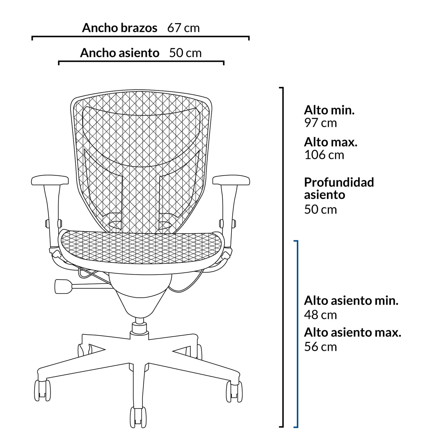 Silla Oficina Enjoy - Vontak - Sillas Ejecutivas