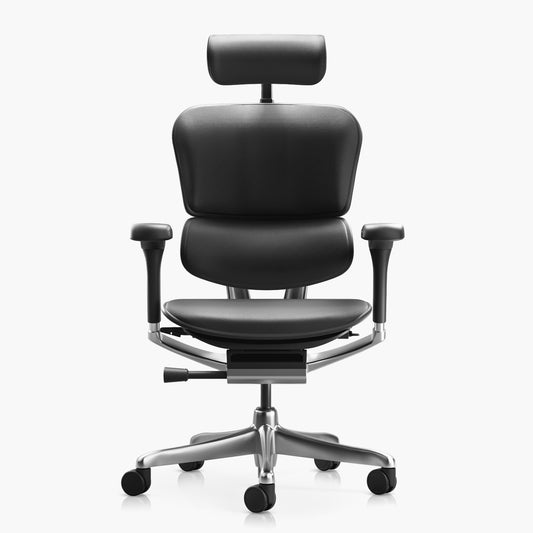 Silla Ergohuman Elite 2 Cuero Negro c/cabecero