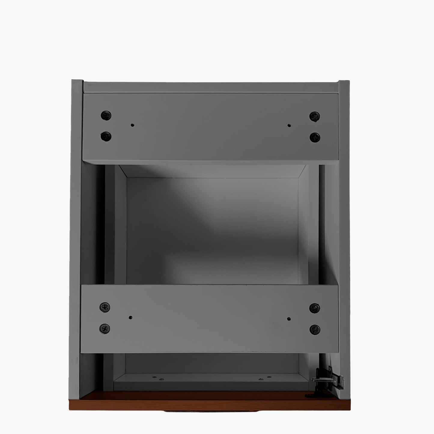 Cajonera Melamina Pedestal Wengue/Gris - Vontak - Cajoneras Oficinas