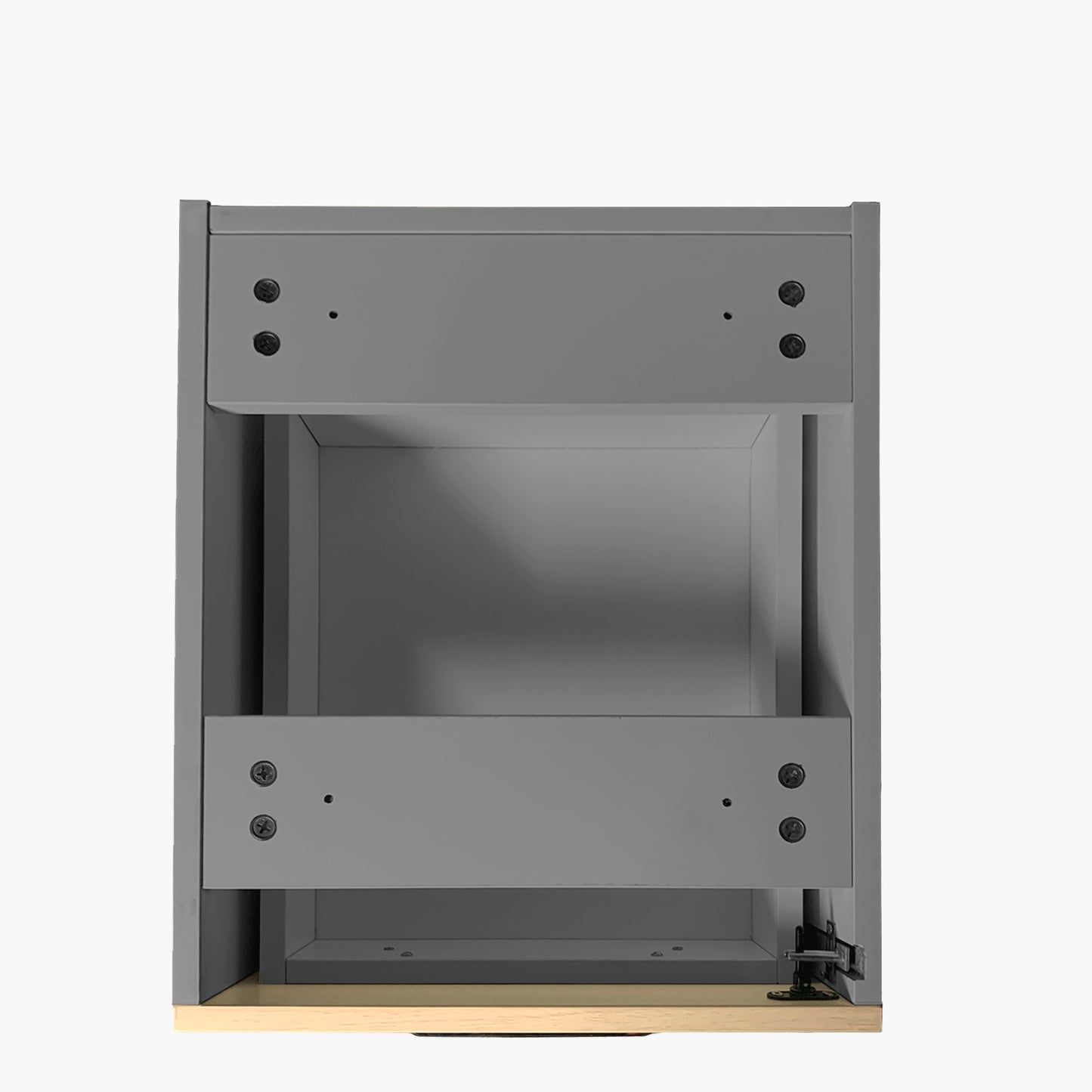 Cajonera Melamina Pedestal Natura/Gris - Vontak - Cajoneras Oficinas