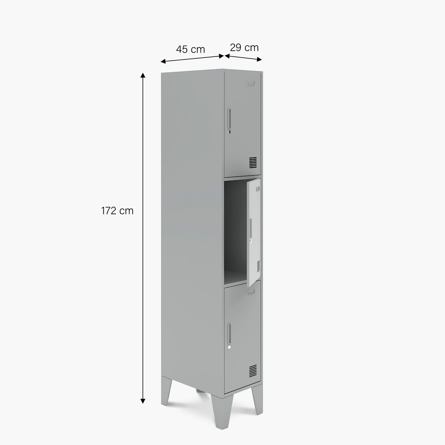 Locker metálico L1A3 - Vontak - Lockers