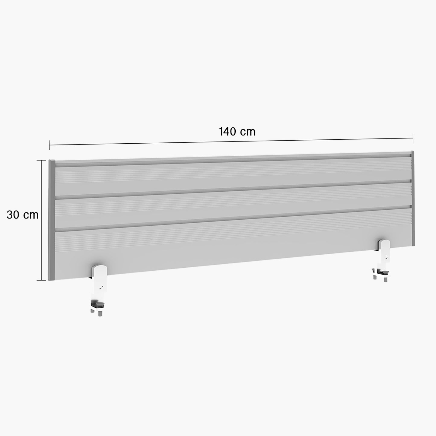 Separador Aluminio para escritorio NEO de 160