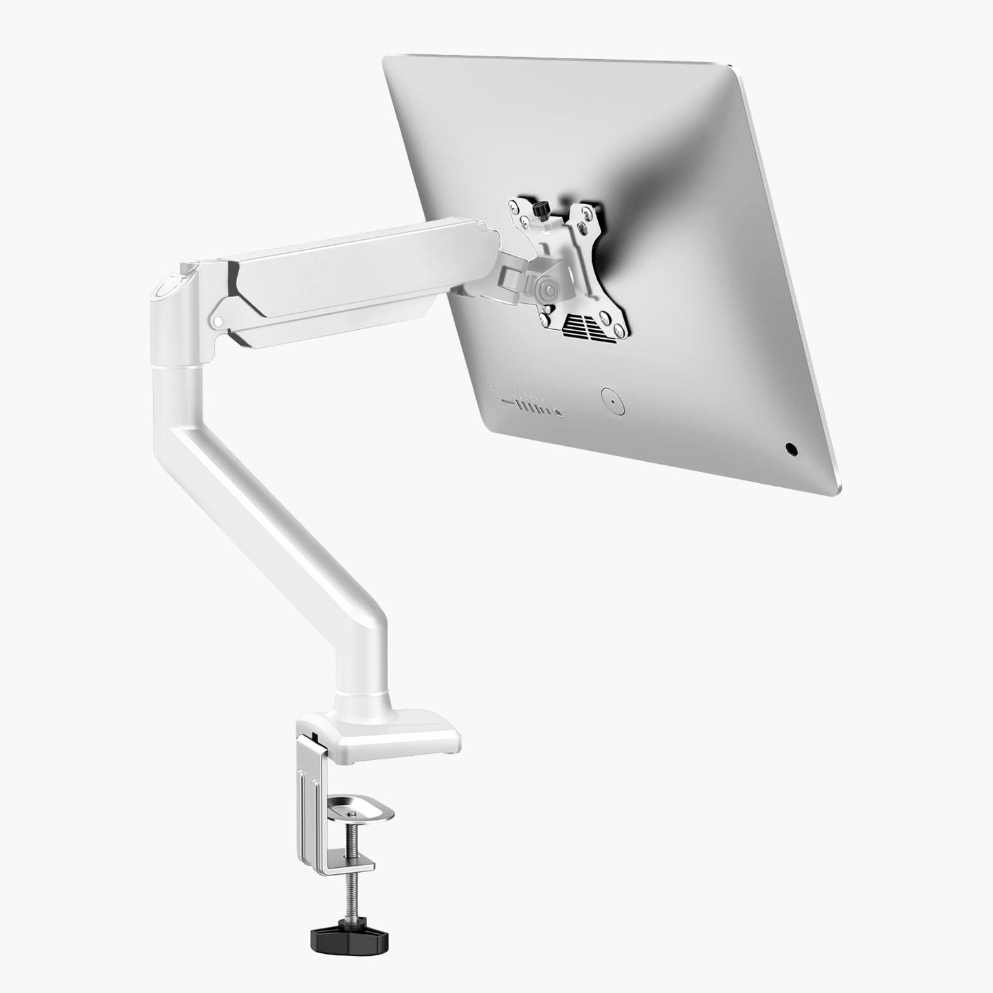 Soporte Monitor Escritorio Simple Blanco