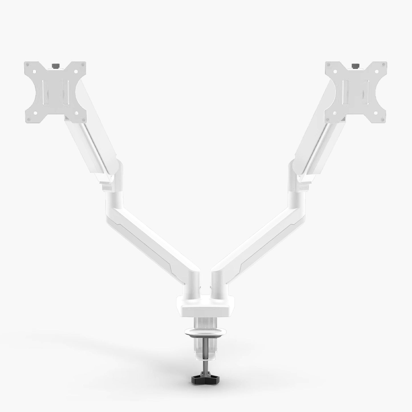 Soporte Monitor Escritorio Doble Blanco