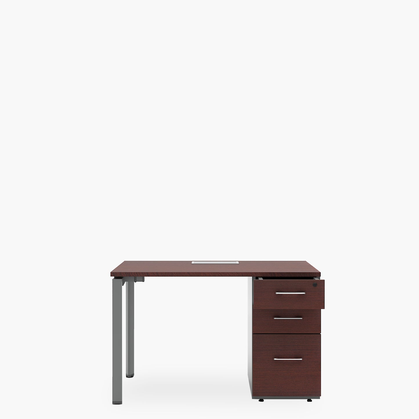 Escritorio Neo con pasacables 120x60 con cajonera melamina - Vontak - Escritorios