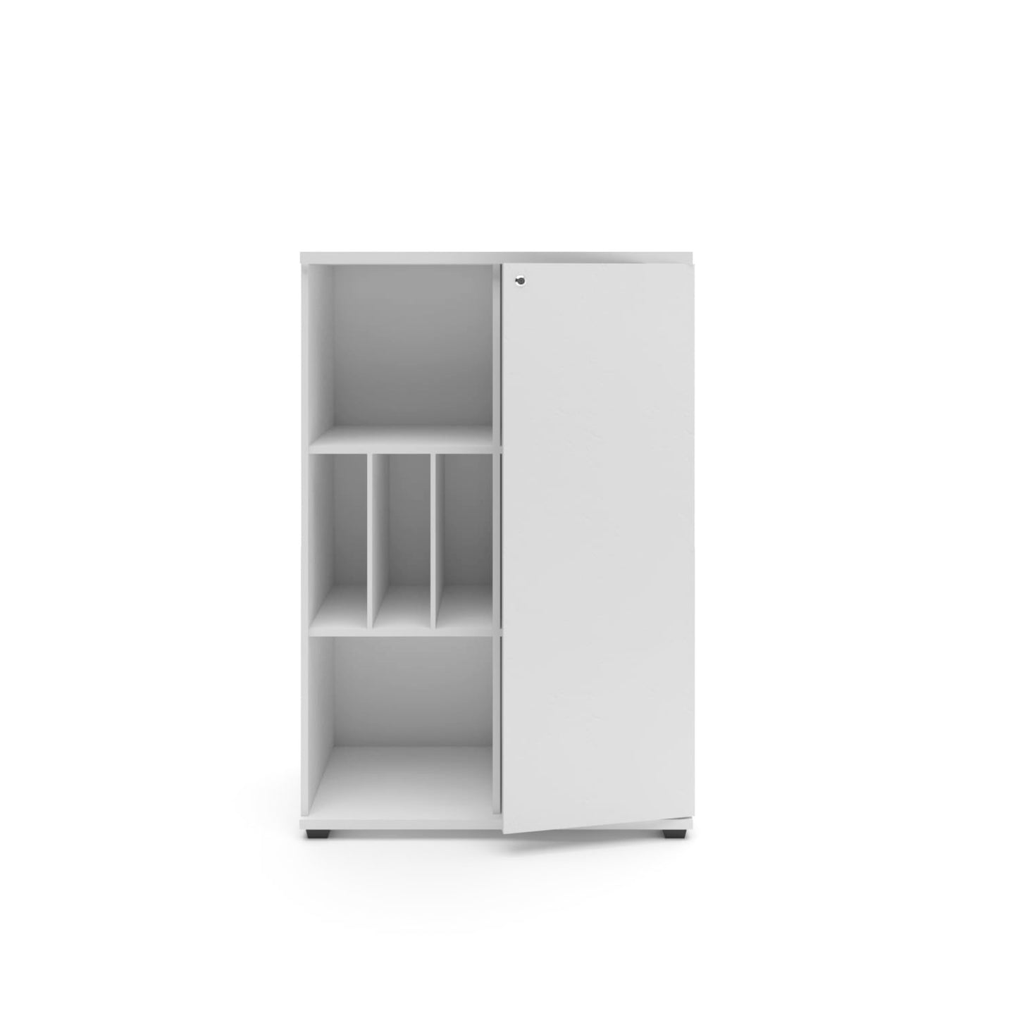Gabinete Medio con Librero 1 Puerta - Vontak - Muebles Complementos