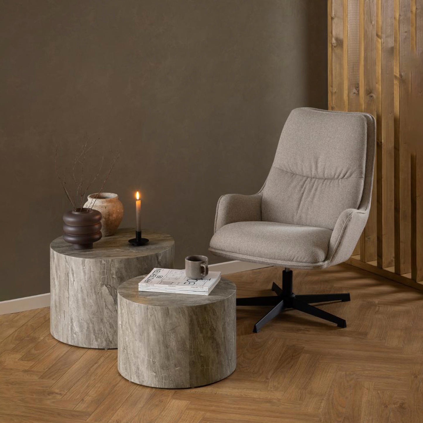 Sillón Boston Beige - Vontak - Sillas Oficina en Casa