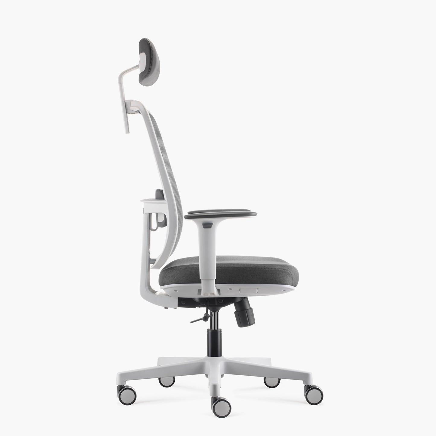 Silla Oficina Lotto c/cabecero Gris Claro