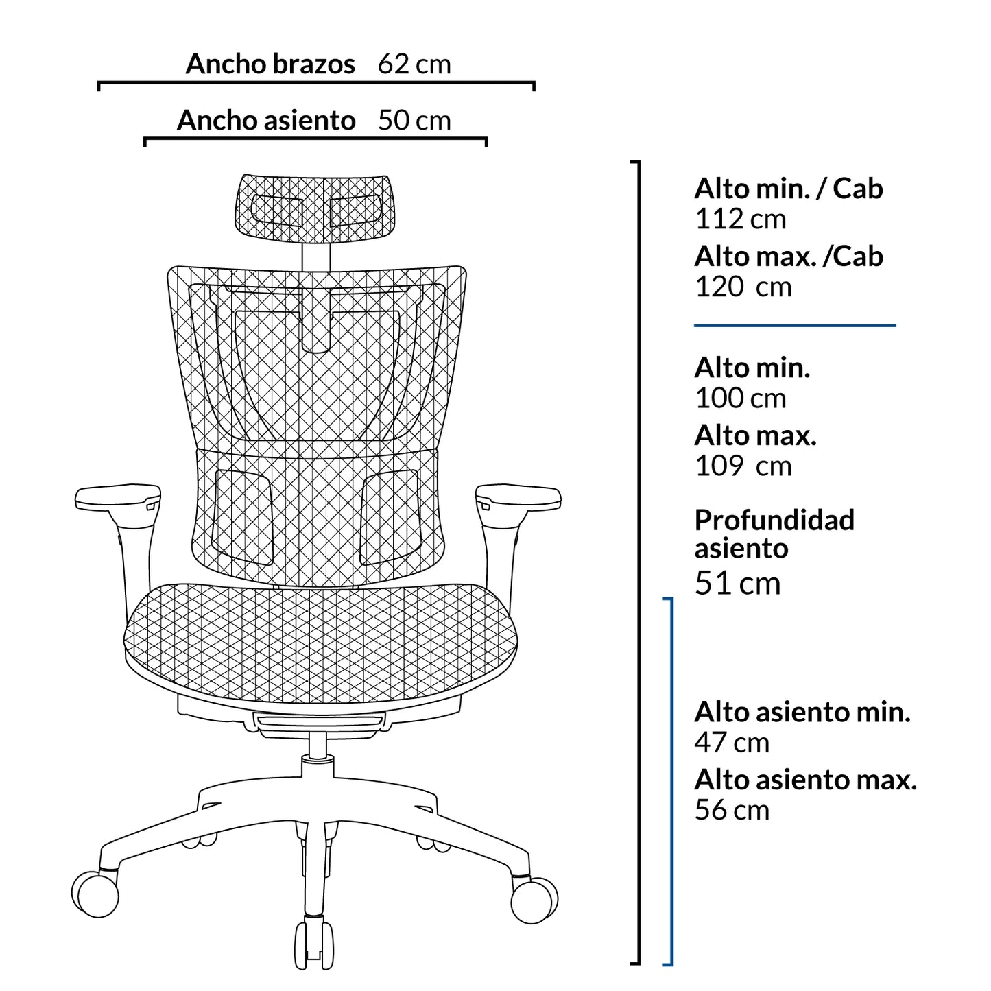 Silla oficina IOO Gris