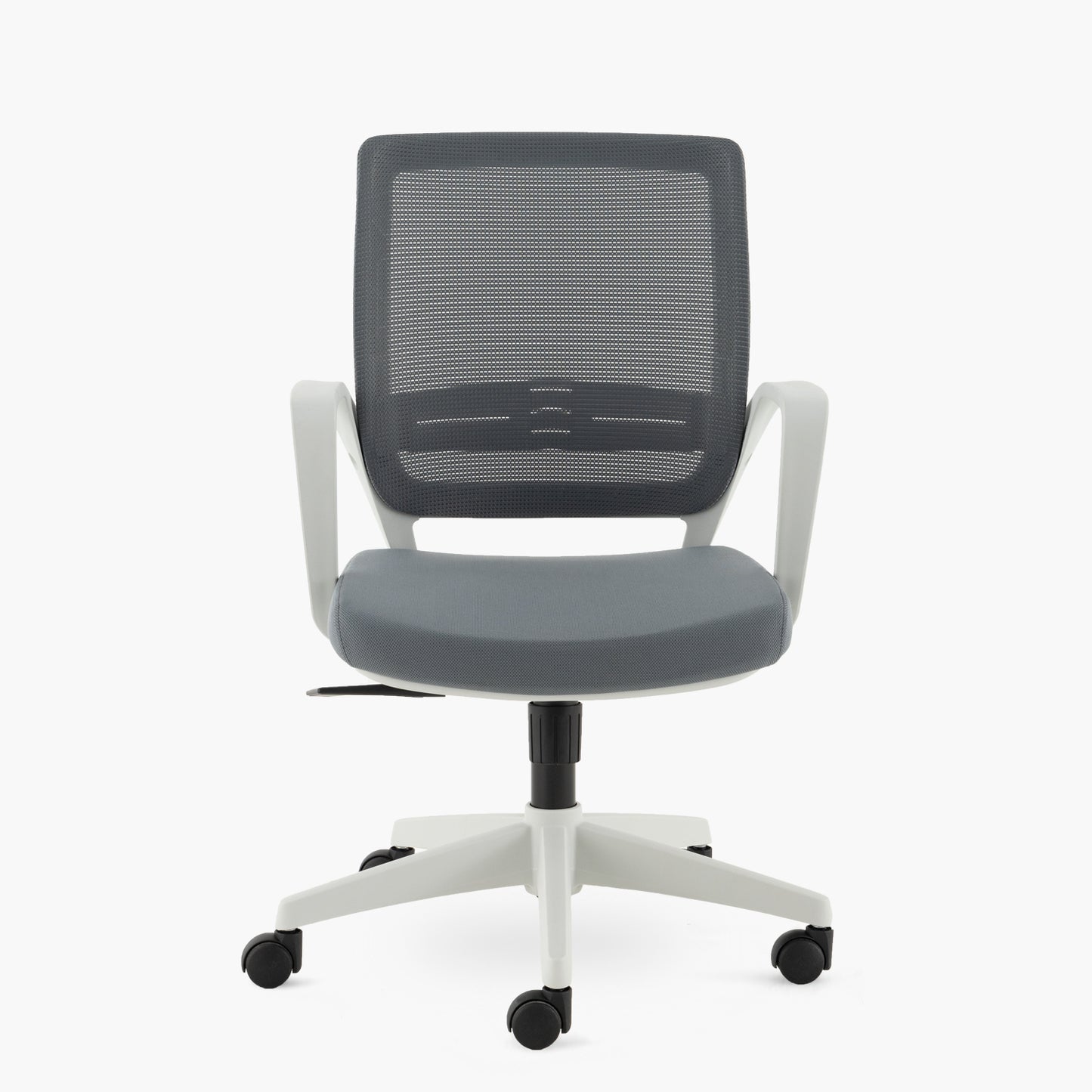 Silla Oficina Job Base Nylon Gris Claro