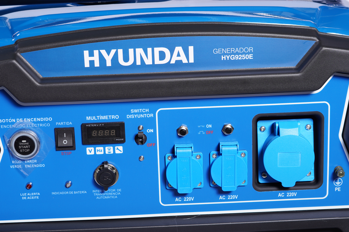 Generador Hyundai 6500W Gasolina 82HYG9250E