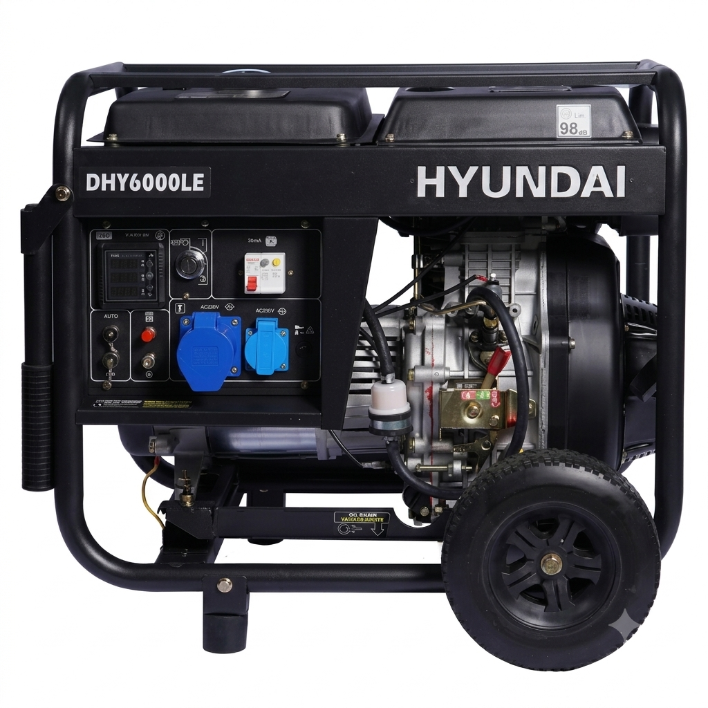 Generador Hyundai 5500W Diesel 78DHY6000LE