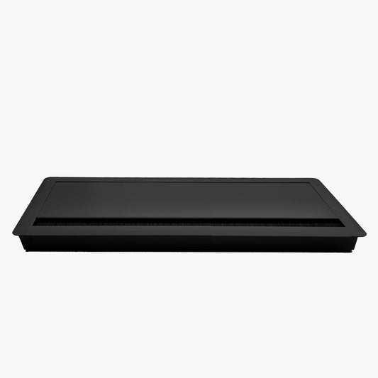 Pasacables Rectangular Negro