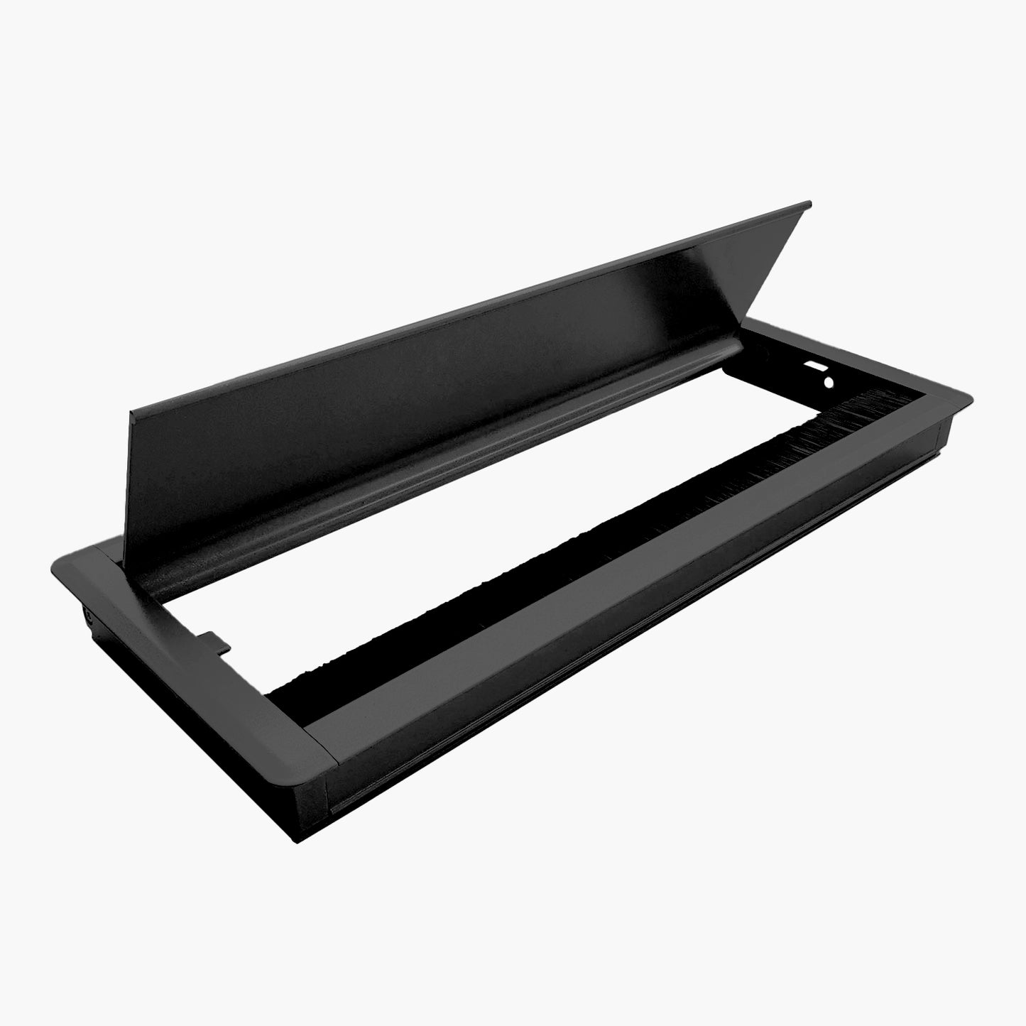 Pasacables Rectangular Negro