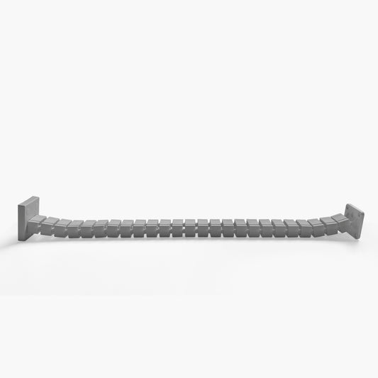 Pasacables Vertebra 80 Gris claro