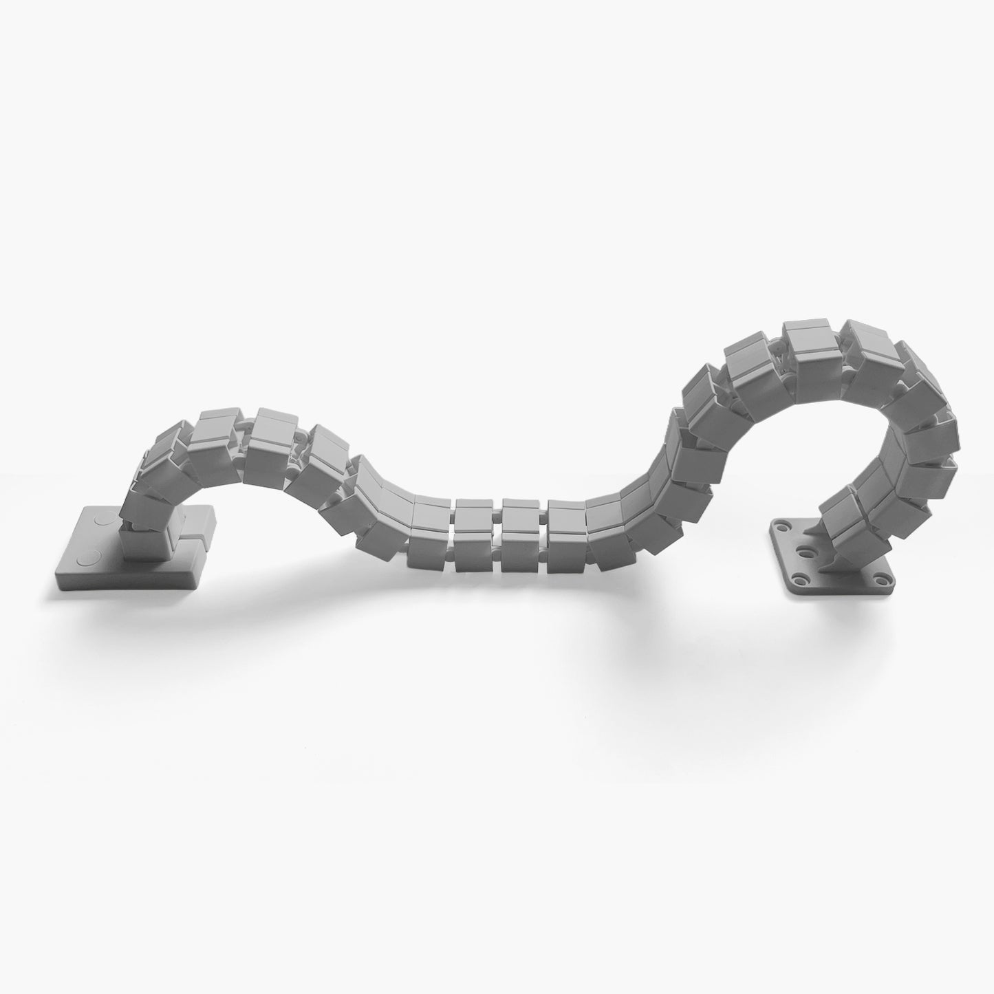 Pasacables Vertebra 80 Gris claro