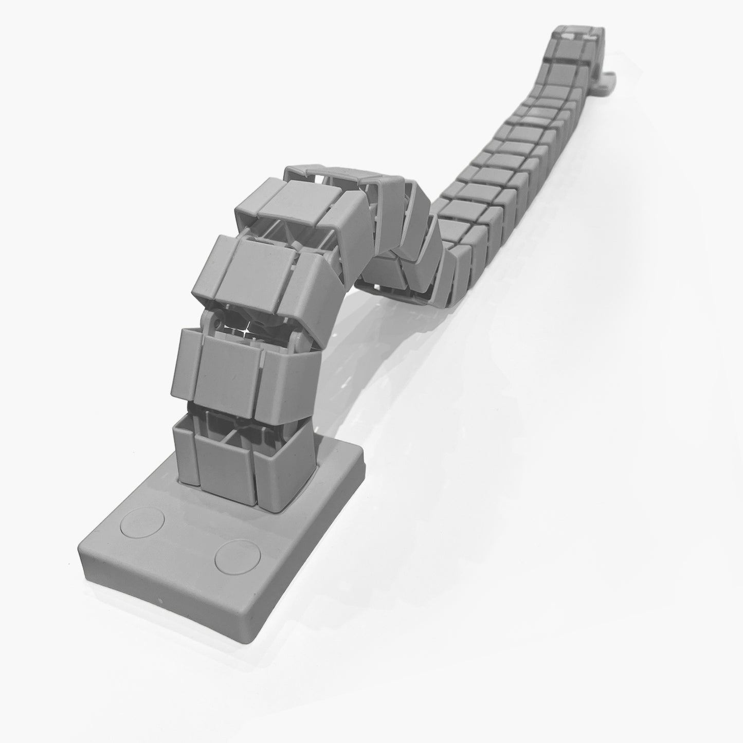 Pasacables Vertebra 80 Gris claro
