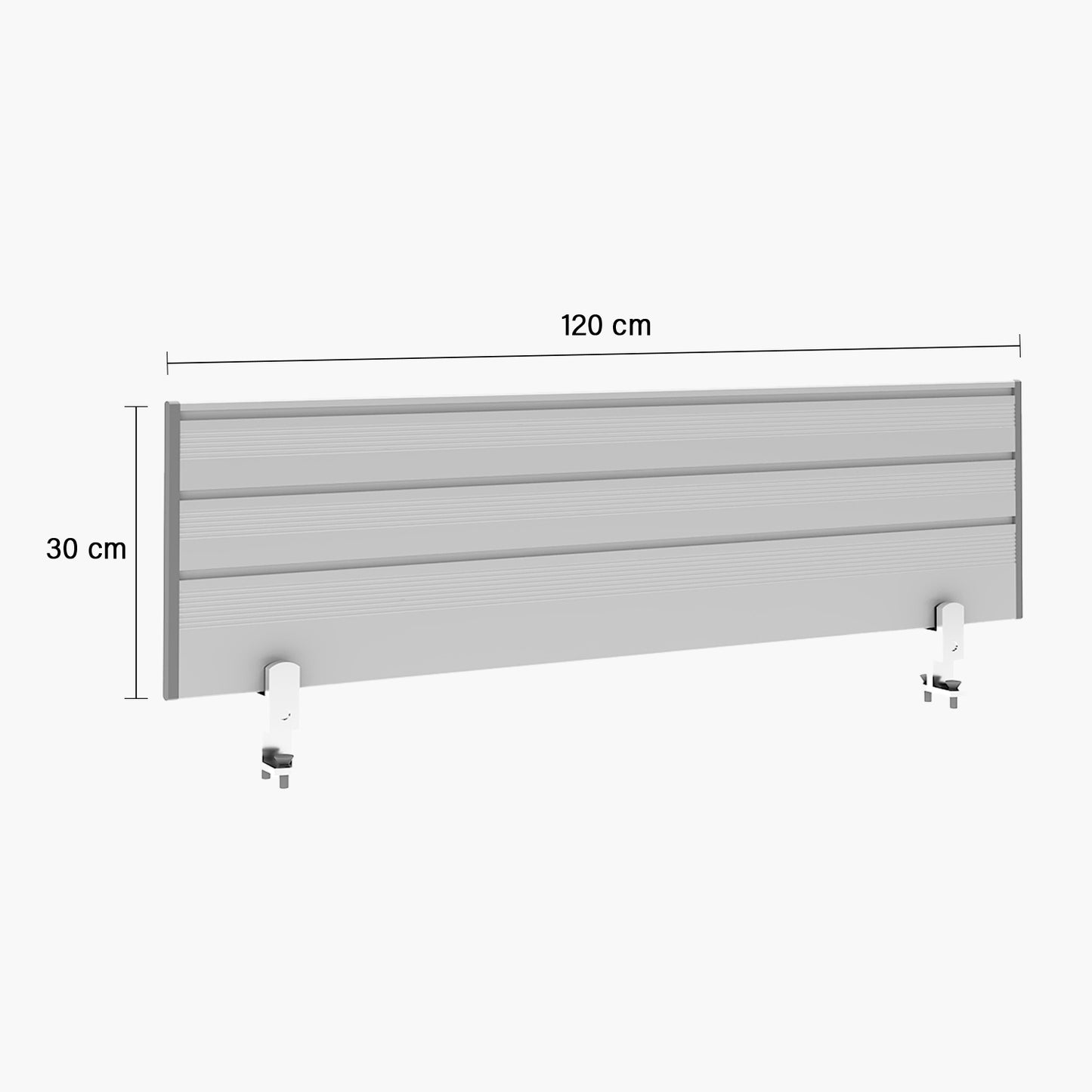 Separador Aluminio para escritorio NEO de 140