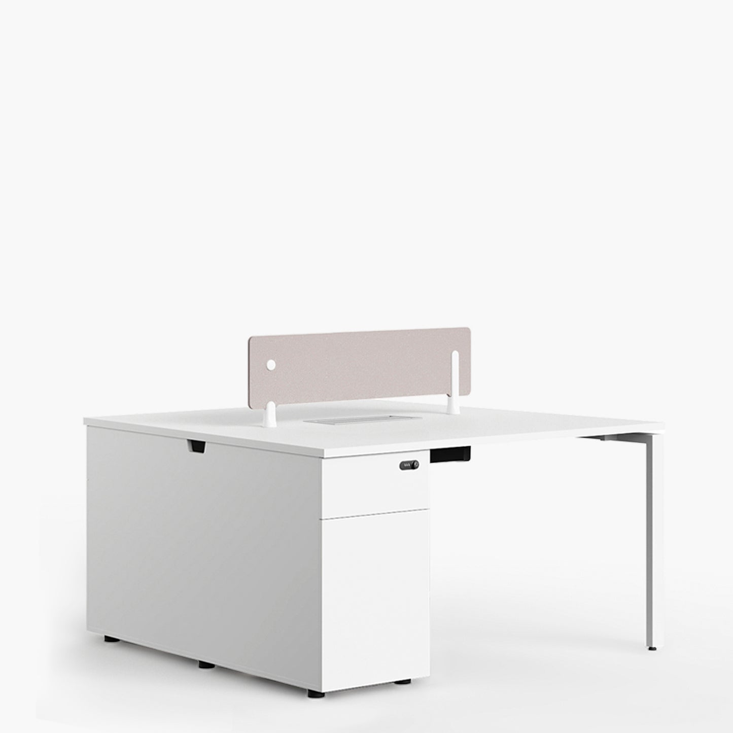 Escritorio Nova 120 Bench 2 pers Blanco/Blanco