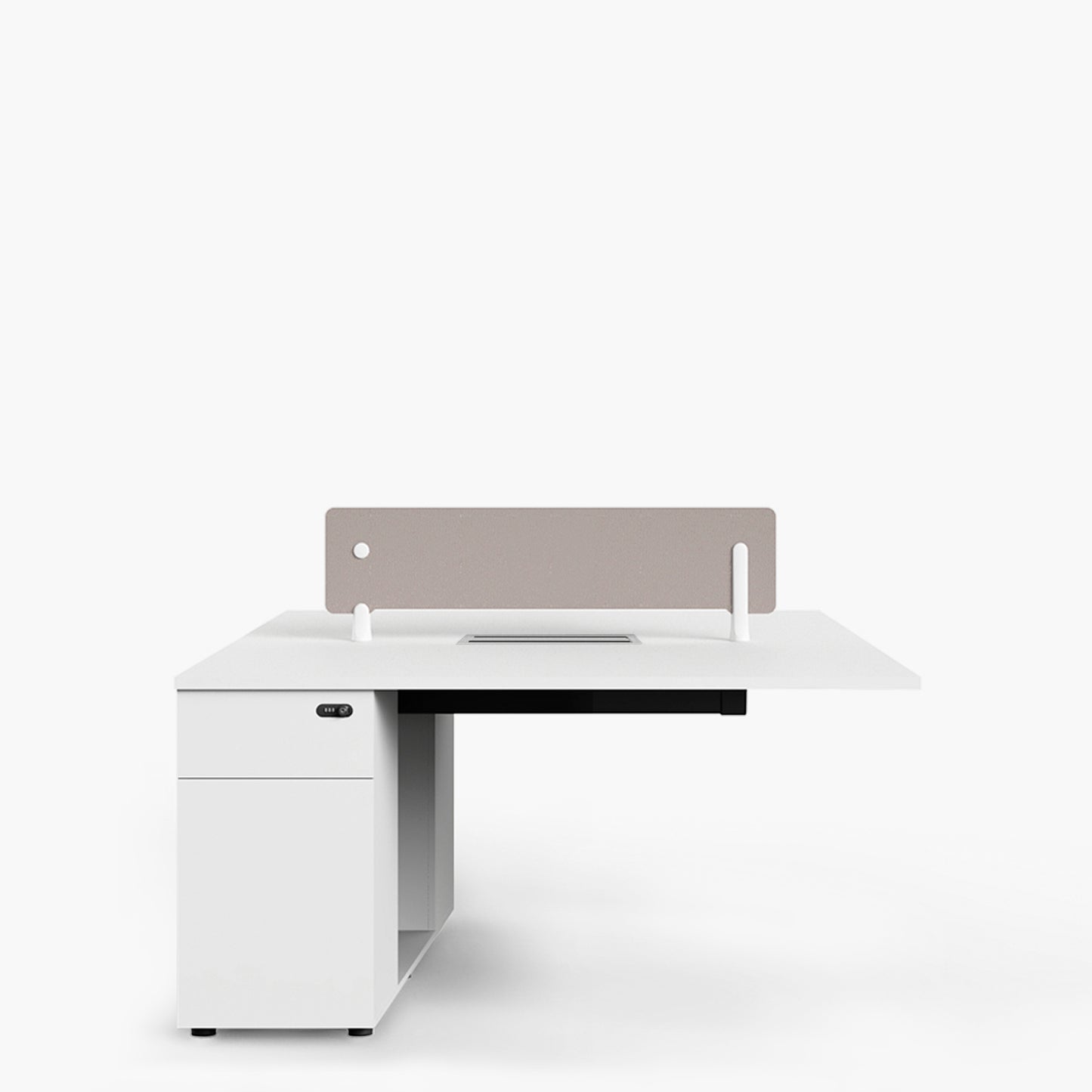 Escritorio Nova Extensión 120 Bench 2 pers Blanco/Blanco