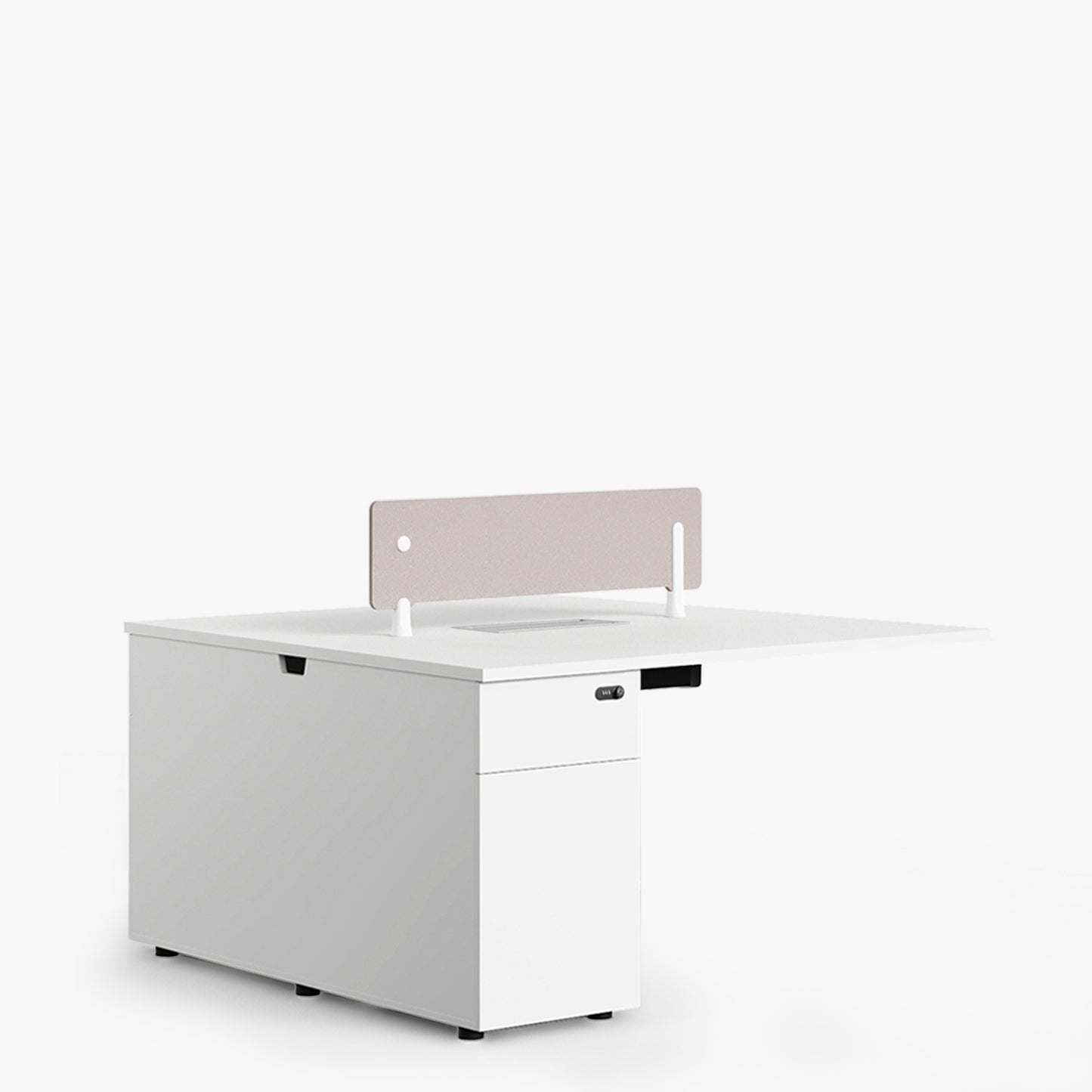 Escritorio Nova Extensión 120 Bench 2 pers Blanco/Blanco