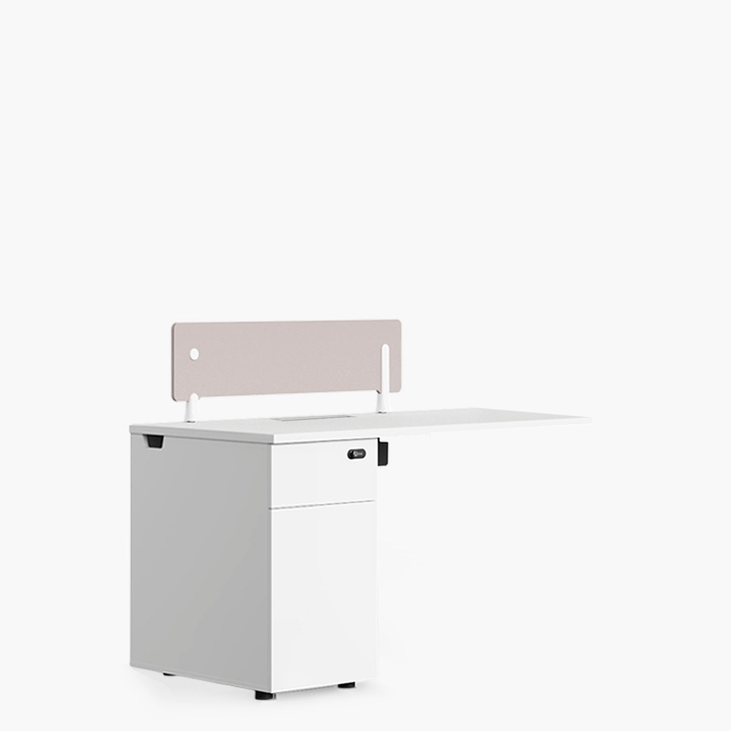 Escritorio Nova Extensión 120 Bench Lineal 1 pers Blanco/Blanco