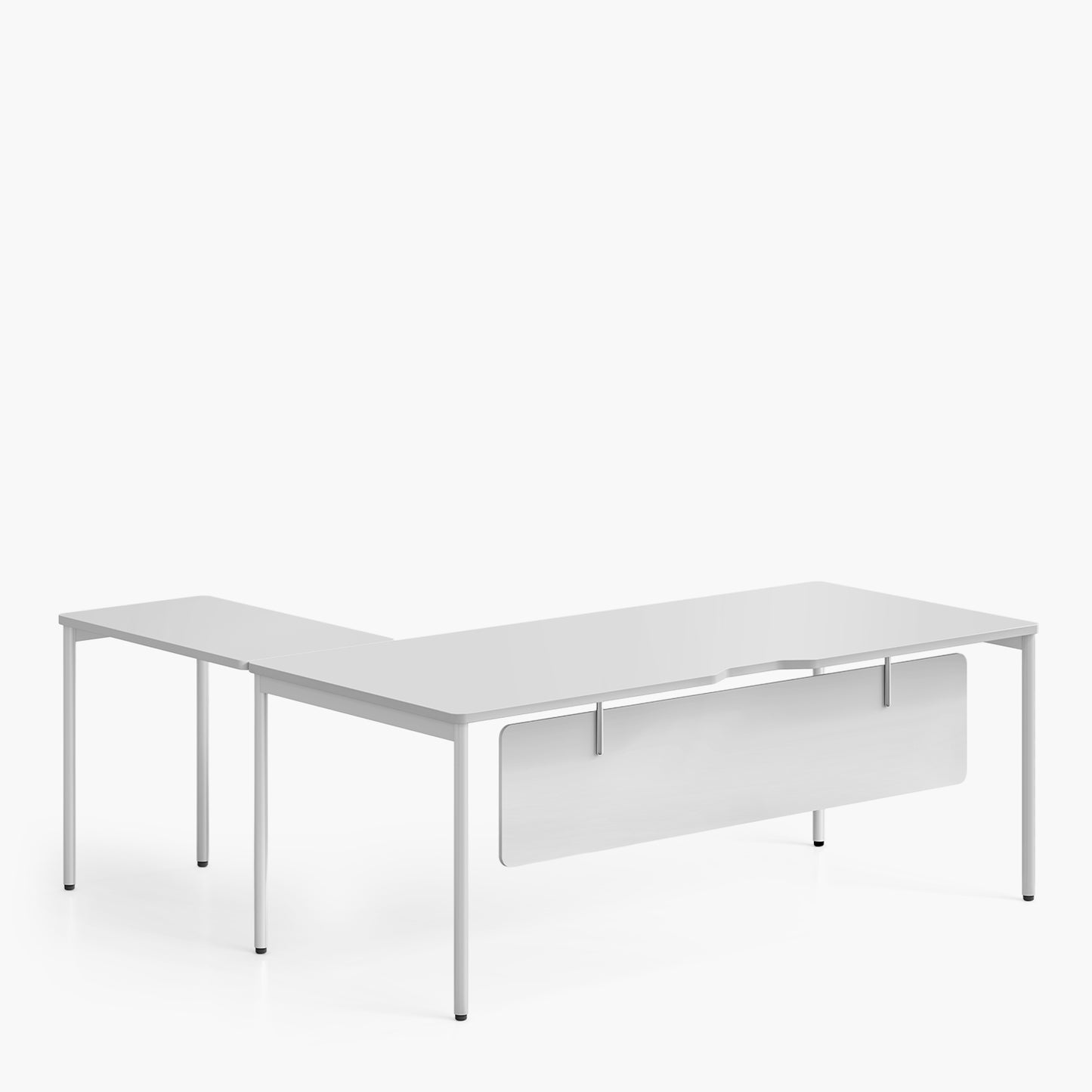 Escritorio Lateral Astro 50x90 Blanco/Blanco