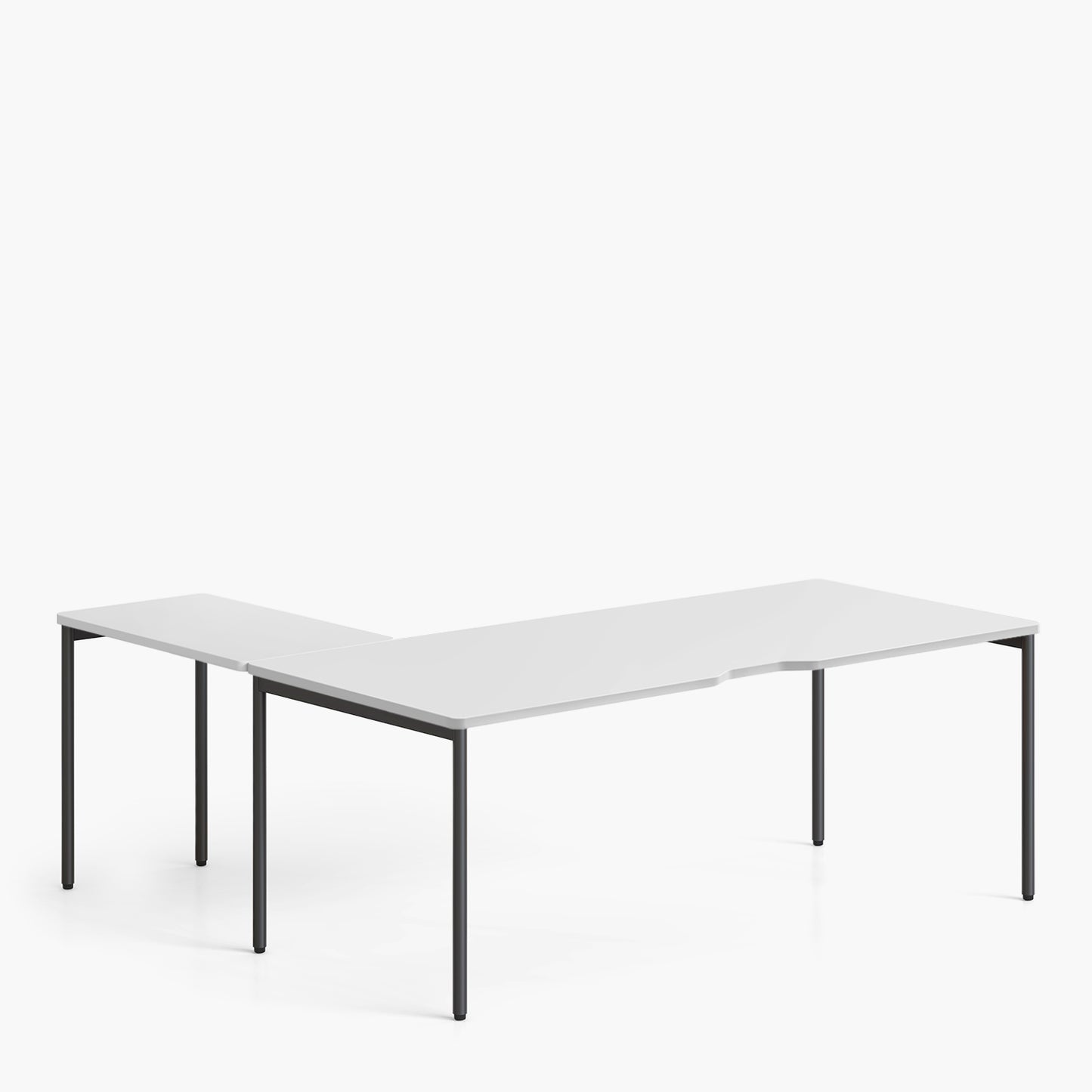 Escritorio Lateral Astro 50x90 Blanco/Gris