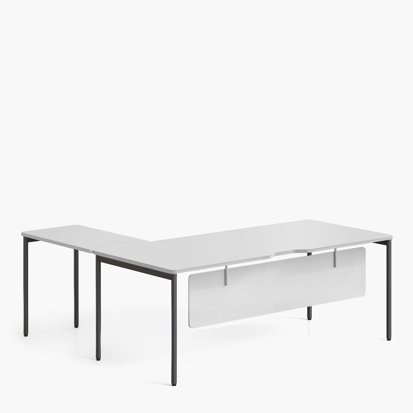 Escritorio Lateral Astro 50x90 Blanco/Gris