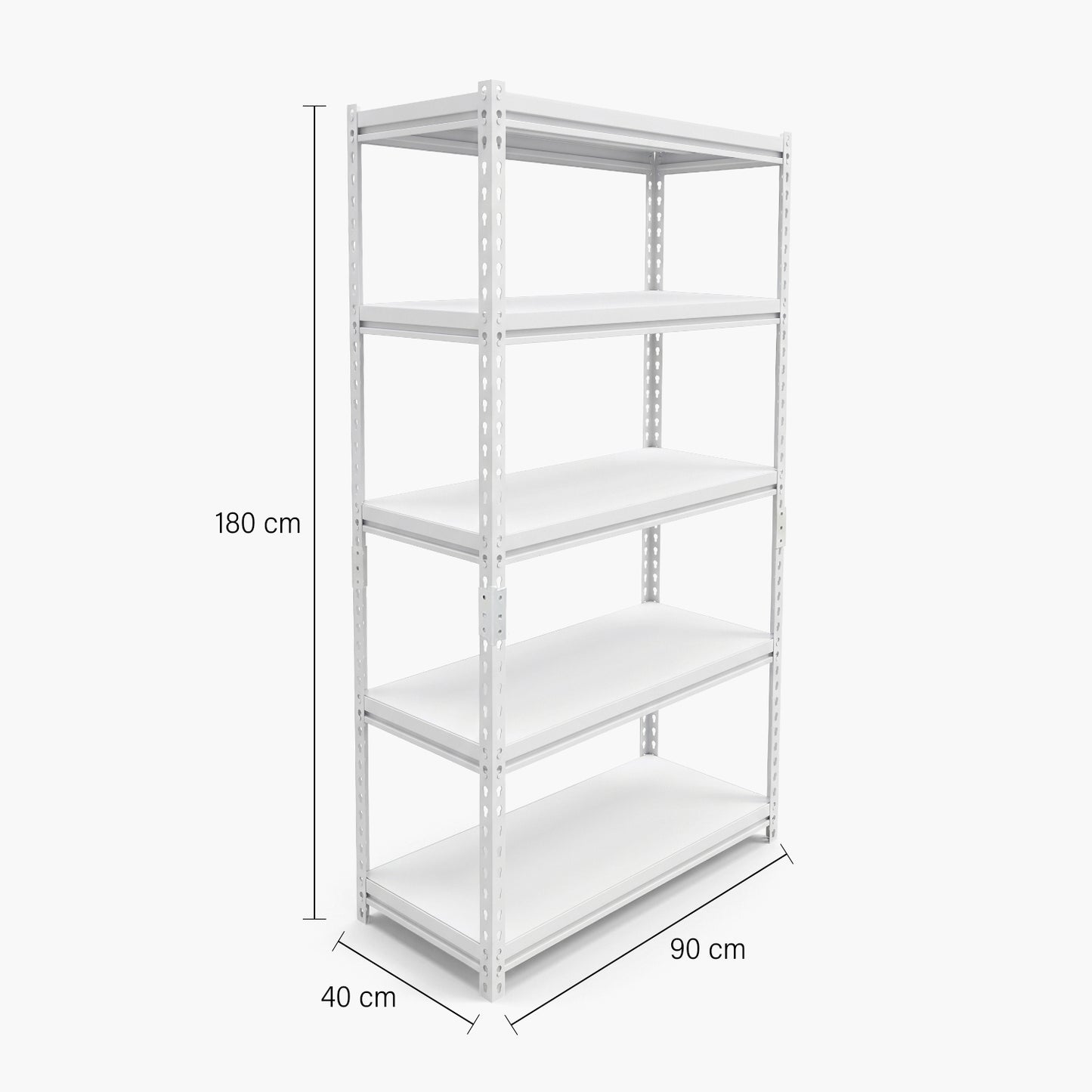 Estante Metálico Rack 90x40x180 250 Kg