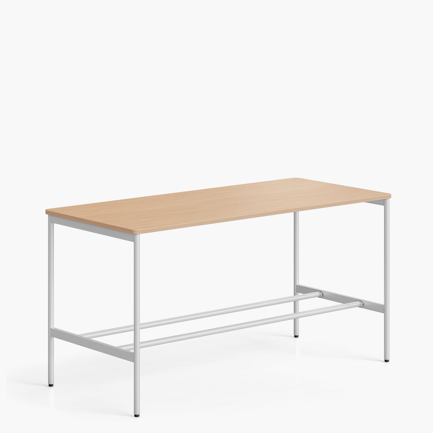 Mesa Oficina Cafetería Astro 160x90 Natura/Blanco