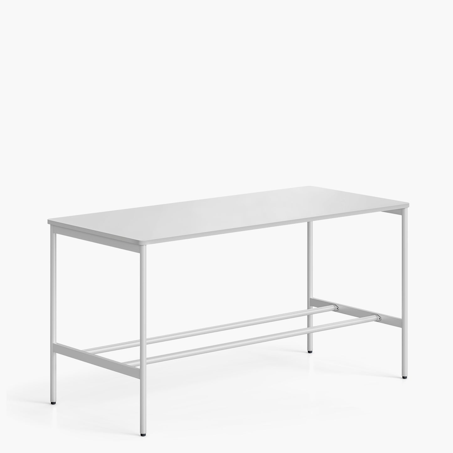 Mesa Oficina Cafetería Astro 160x90 Blanco/Blanco