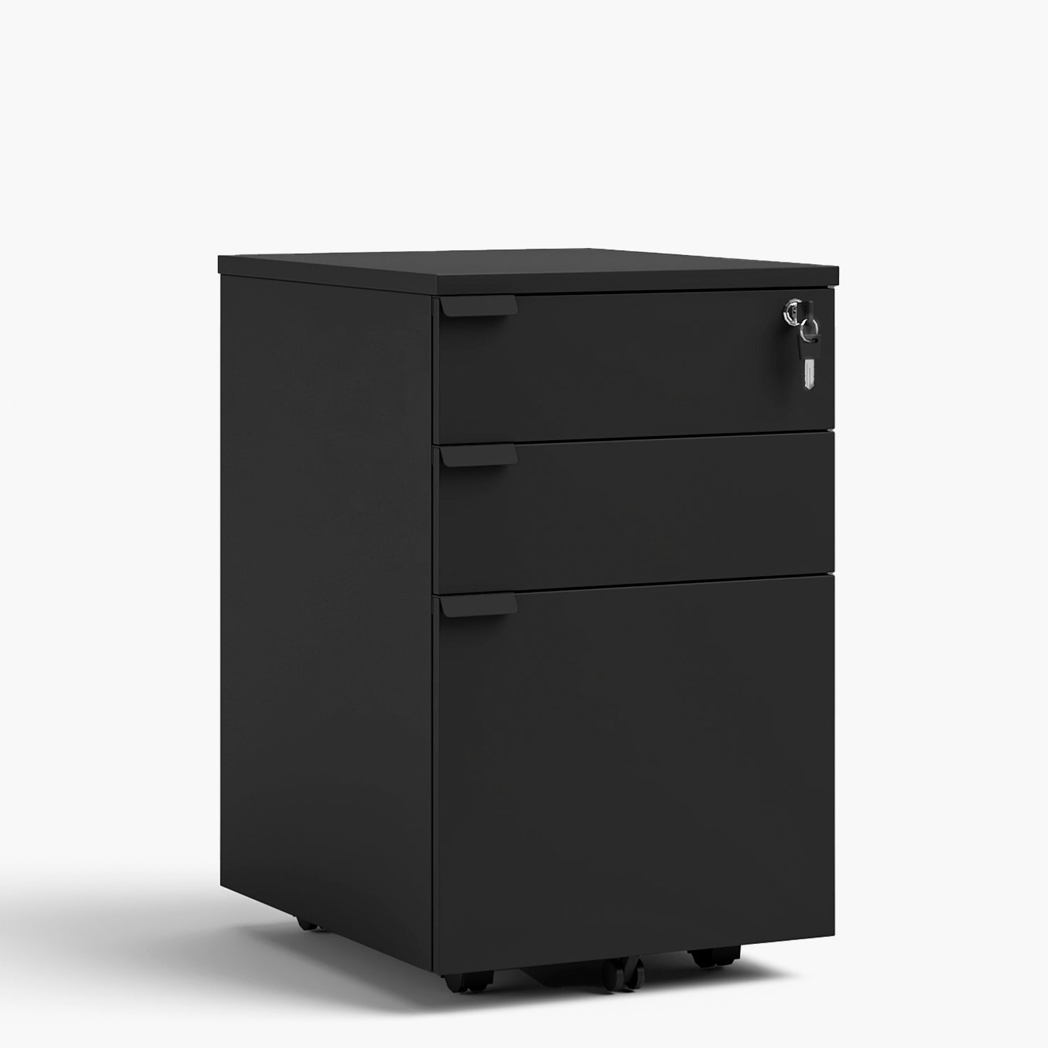 Cajonera Melamina Space BBF Negro - Vontak - Cajoneras Oficinas