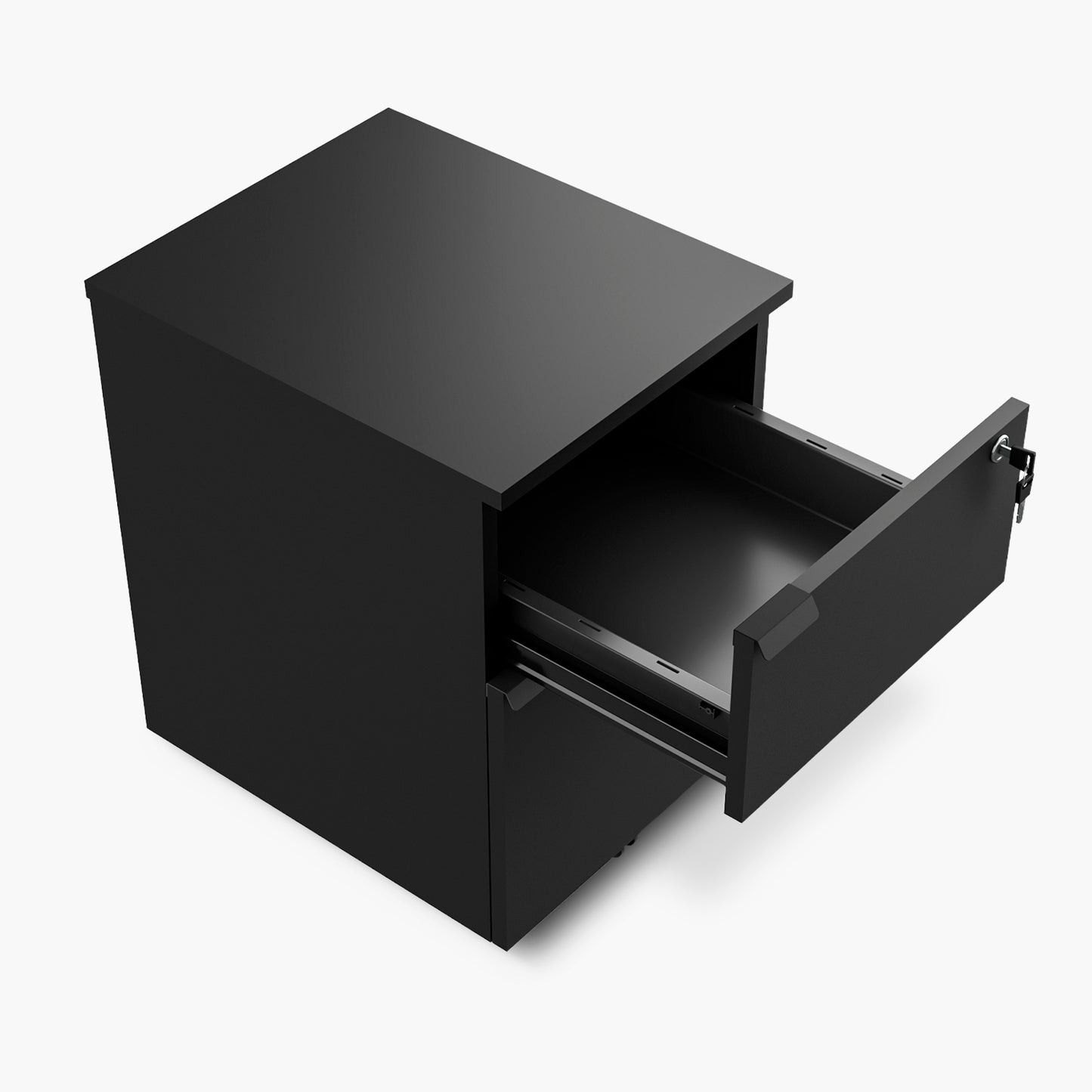 Cajonera Melamina Space BF Negro - Vontak - Cajoneras Oficinas