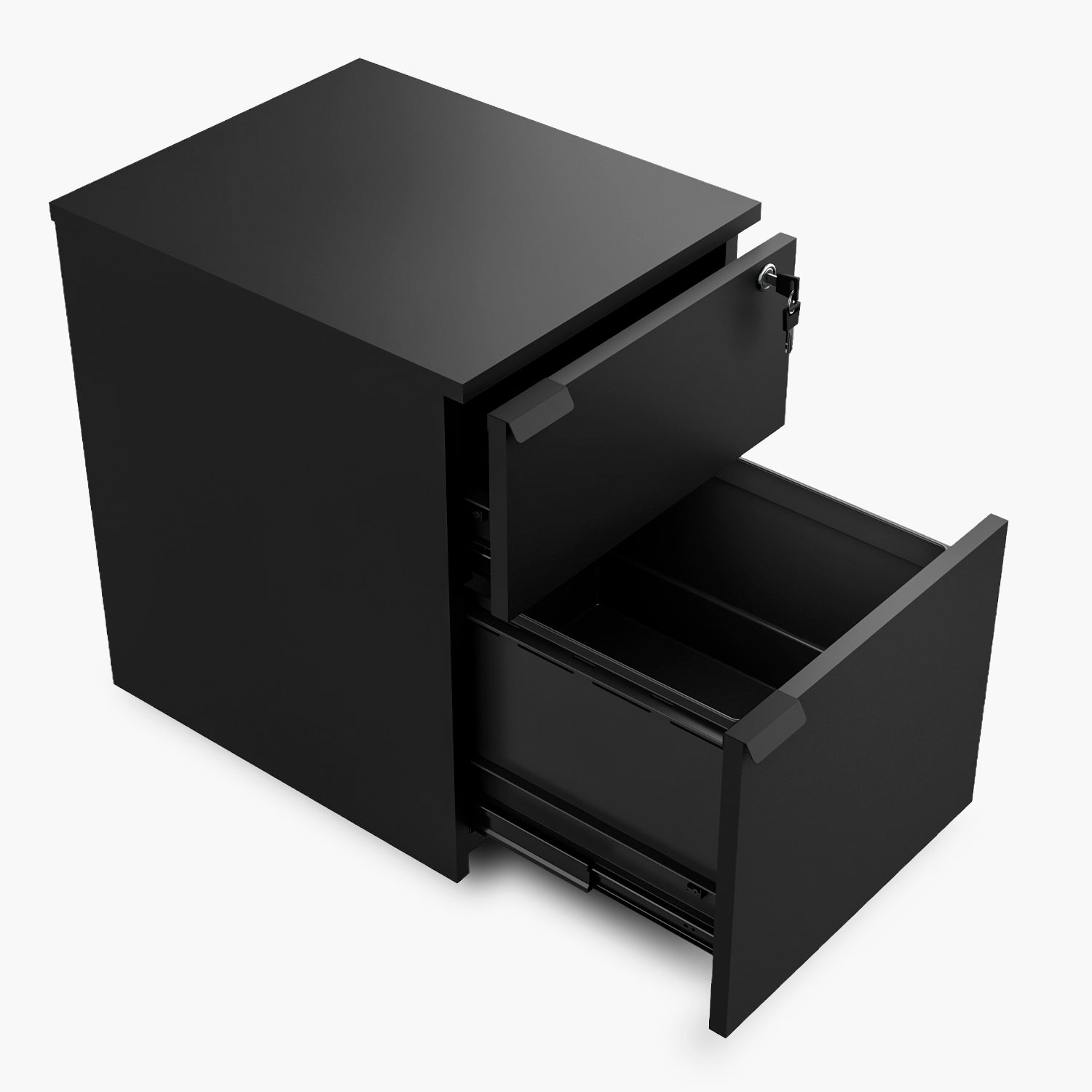 Cajonera Melamina Space BF Negro - Vontak - Cajoneras Oficinas