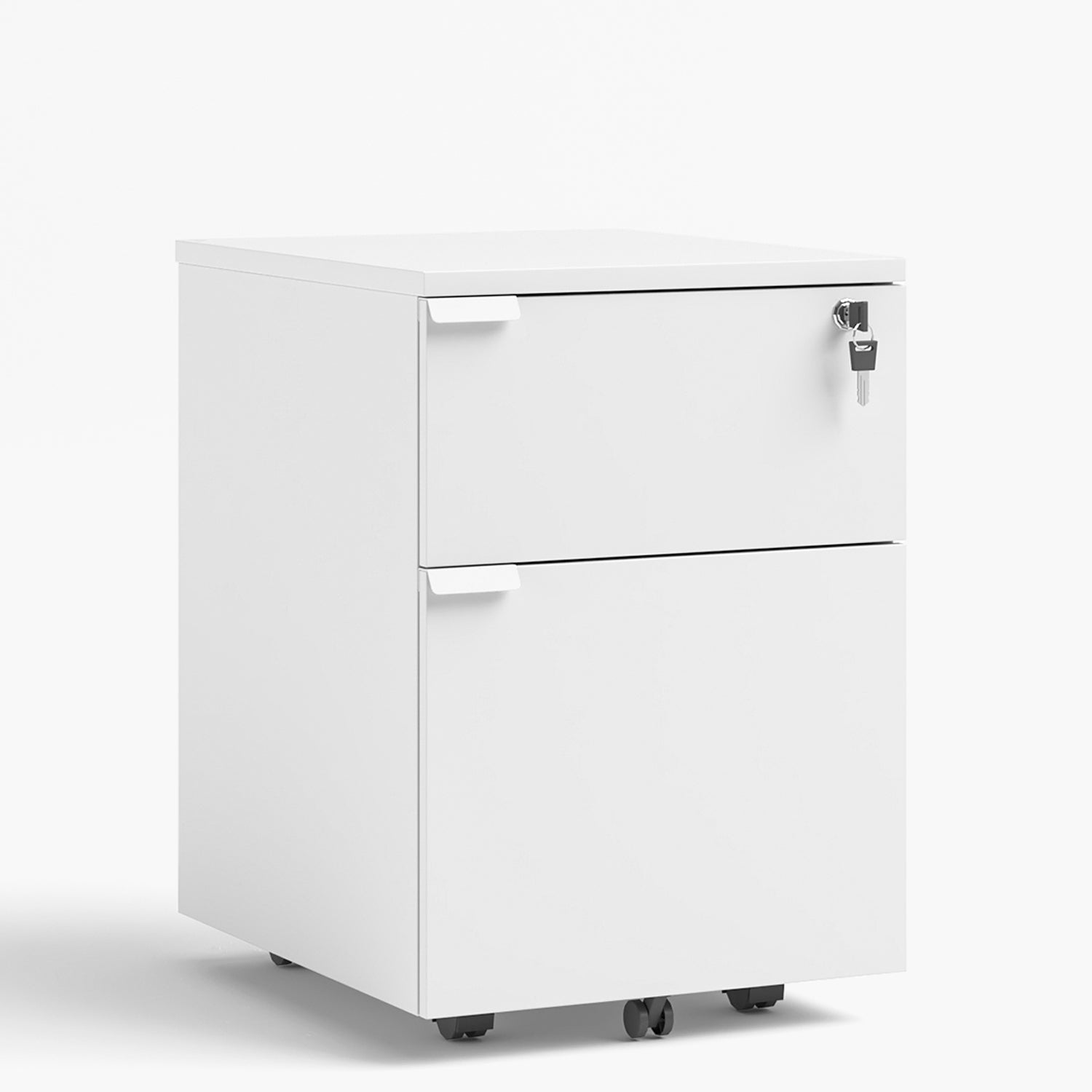 Cajonera Melamina Space BF Blanco - Vontak - Cajoneras Oficinas