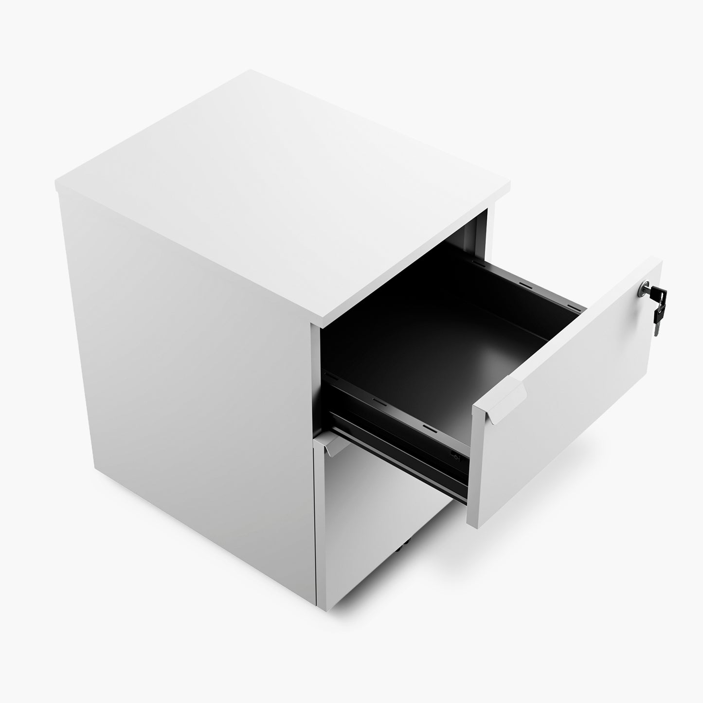 Cajonera Melamina Space BF Blanco - Vontak - Cajoneras Oficinas