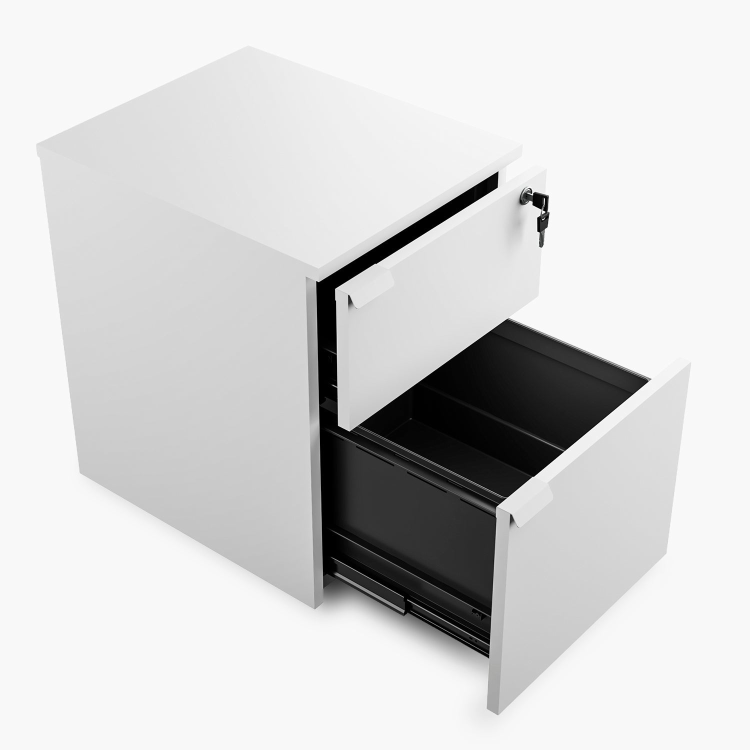 Cajonera Melamina Space BF Blanco - Vontak - Cajoneras Oficinas