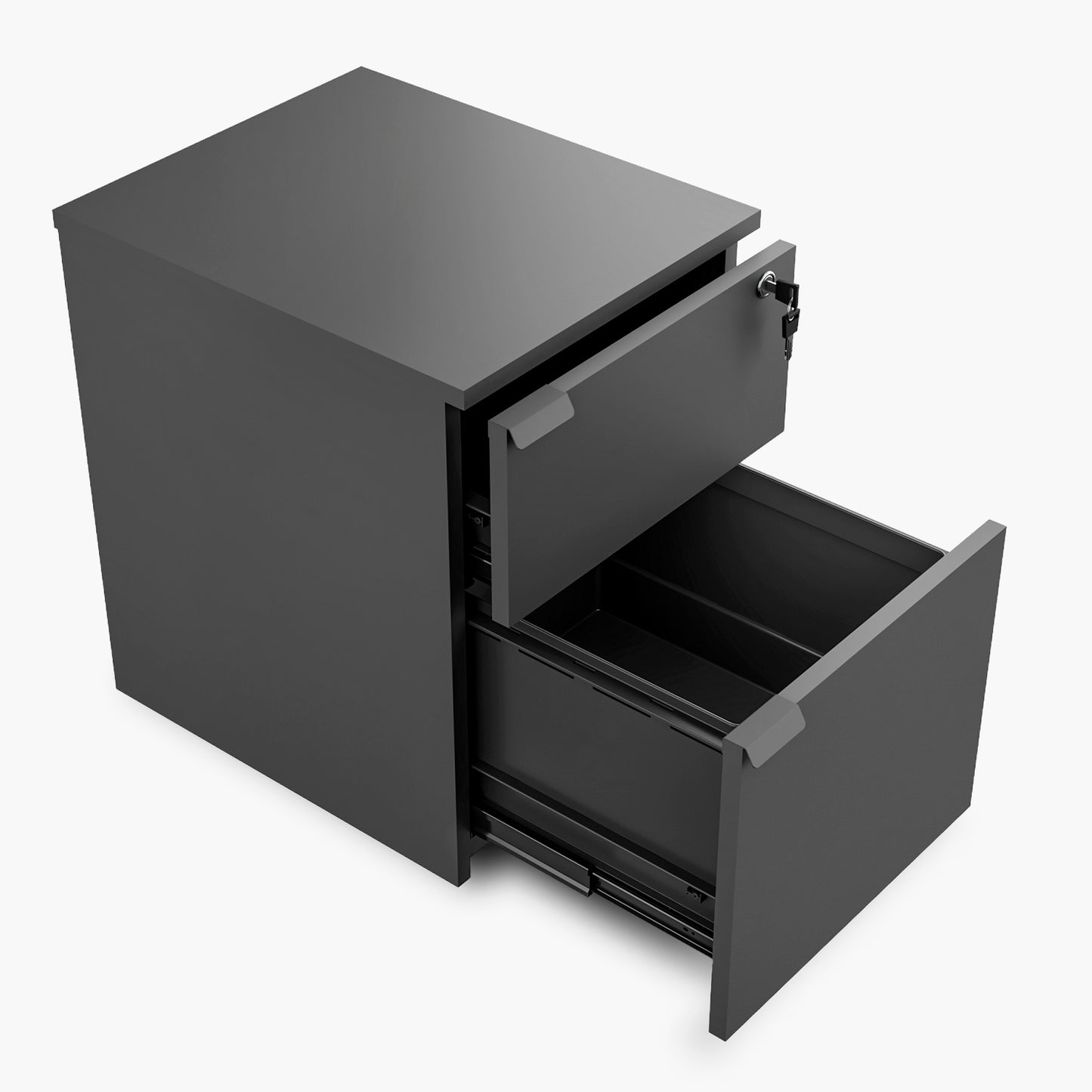 Cajonera Melamina Space BF Gris - Vontak - Cajoneras Oficinas