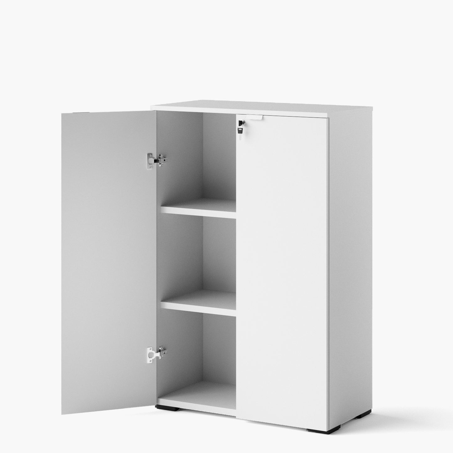 Gabinete Oficina Medio Space 2 puertas Blanco