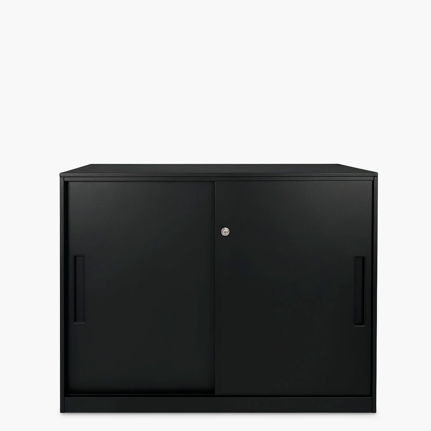 Gabinete Oficina Medio Metálico Con puertas Negro