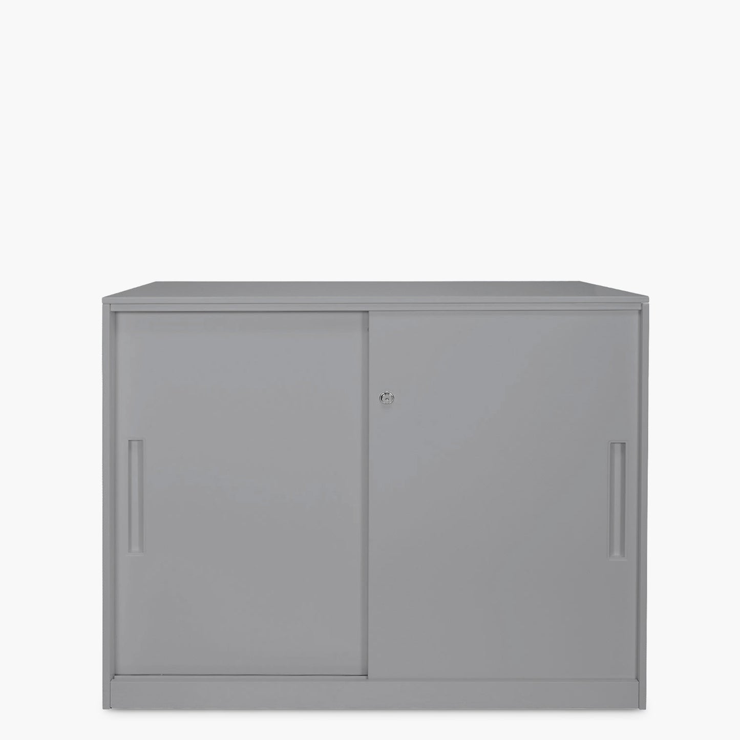 Gabinete Oficina Medio Metálico Con puertas Gris Claro
