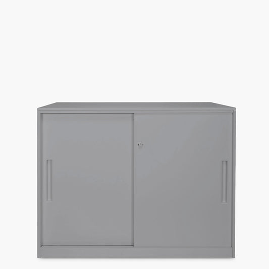 Gabinete Oficina Medio Metálico Con puertas Gris Claro