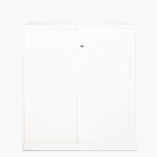 Gabinete Oficina Alto Metálico Con puertas Blanco