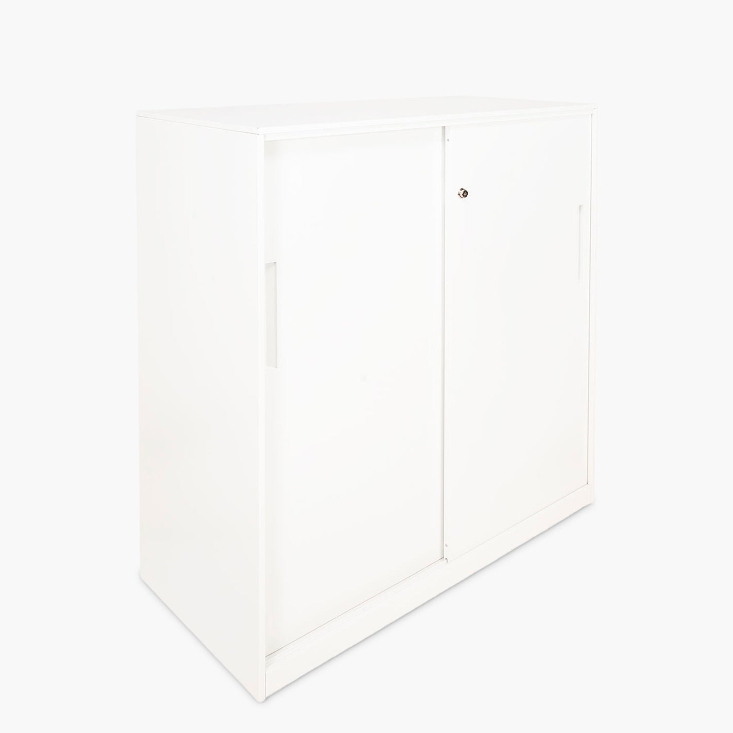 Gabinete Oficina Alto Metálico Con puertas Blanco