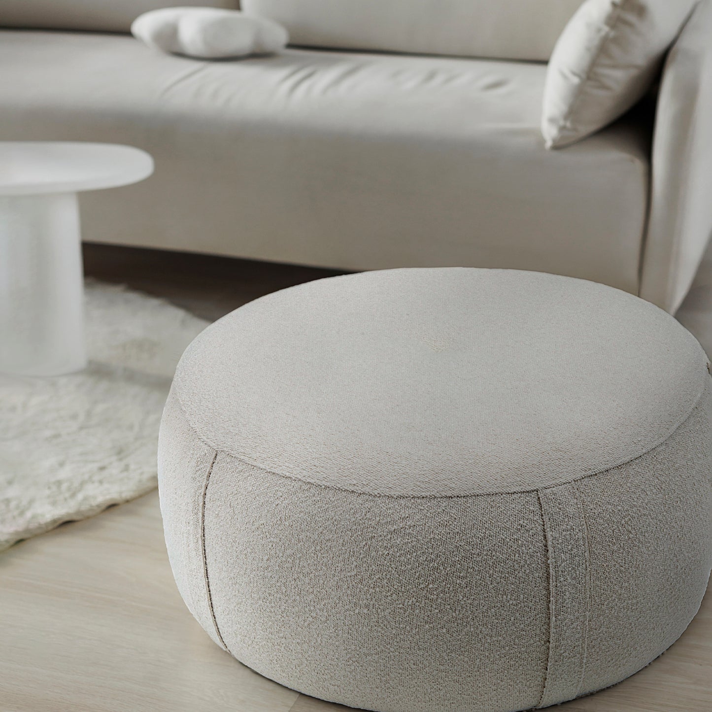 Pouf Margaret 85 Crema