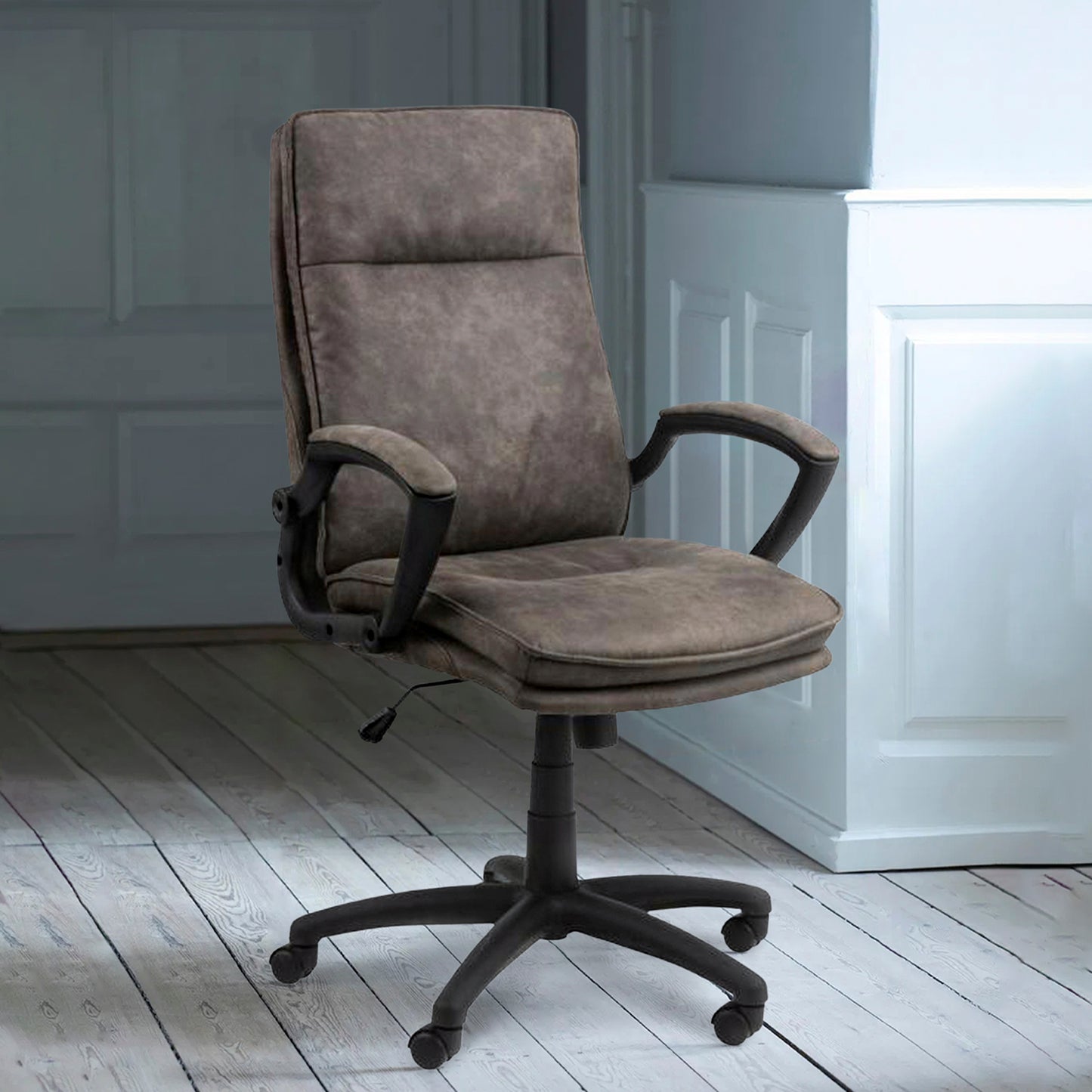 Silla Diseño Home Office York Gris Oscuro