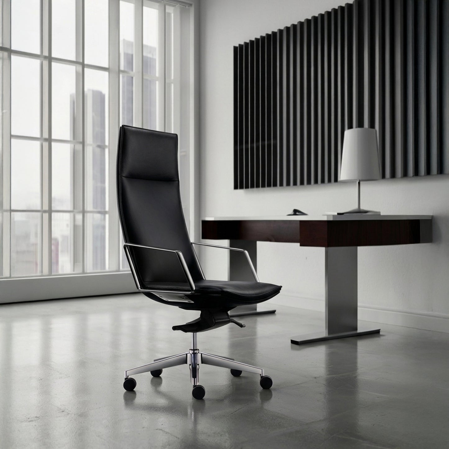 Silla oficina Alek Alta Negro